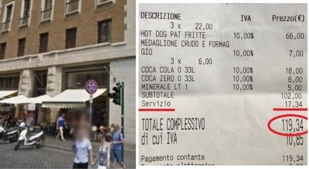 Roma, conto da 120 euro per 4 panini, blitz dei vigili al bar. Confesercenti: via la licenza a chi esagera