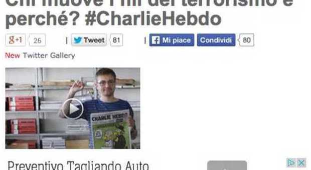 Charlie Hebdo, Grillo lancia l'ipotesi complotto: "Chi muove i fili del terrorismo?"