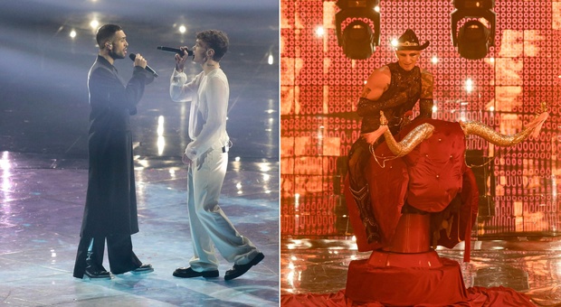 Eurovision, l'analisi a Domenica In: «Ecco perché Mahmood, Blanco e Achille Lauro non ce l'hanno fatta»