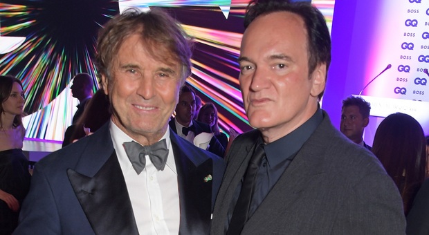 Brunello Cucinelli con il regista Quentin Tarantino