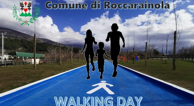 Walking day a Roccarainola: tutti a camminare sulla pista pedonale blu