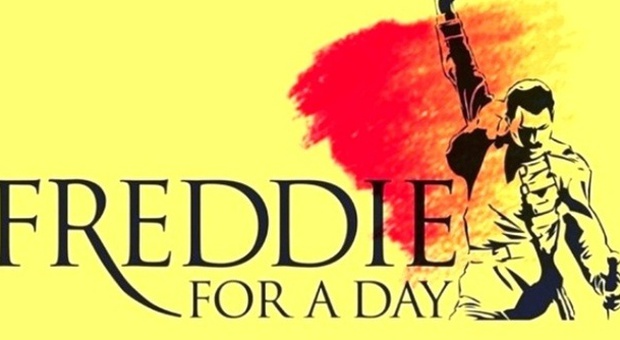 Il logo dell'iniziativa dedicata a Freddie Mercury nel 2014 (musicstory.it)