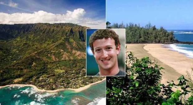 Zuckerberg compra un paradiso: 80 milioni di euro per un pezzo di Hawaii