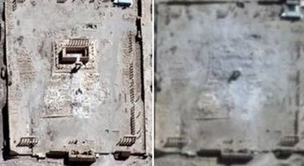 L'Isis ha distrutto il tempio di Bel a Palmira: la conferma arriva dal satellite Onu -GUARDA