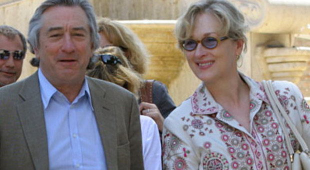 Robert De Niro, 70 anni, e Maryl Streep (64)