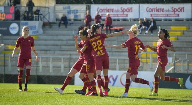Le ragazze di Bavagnoli battono il Verona 2-0. La Roma ritrova così i 3 punti