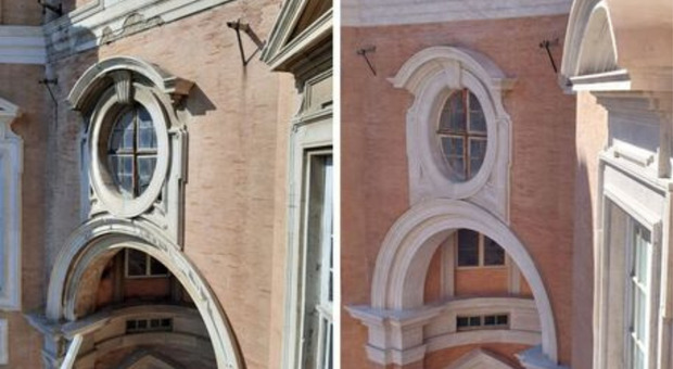 Reggia di Caserta, concluso il restauro della facciata ovest