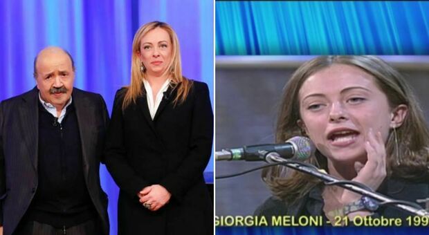 Maurizio Costanzo lanciò Giorgia Meloni in tv: «Siate incazzati». L'attuale premier aveva 20 anni