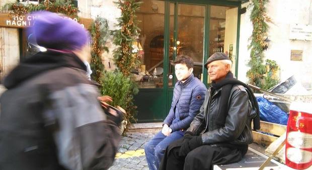 Terence Hill sul set di Don Matteo 10 a Spoleto