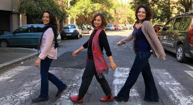 Silvia Dionisi, Lucilla Lucchese e Arianna Ballabene - foto dal profilo Facebook