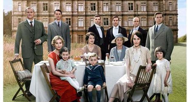 Il cast del serial Downton Abbey