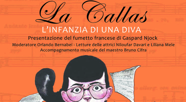 La vita della Callas in un fumetto, presentazione a Bassiano