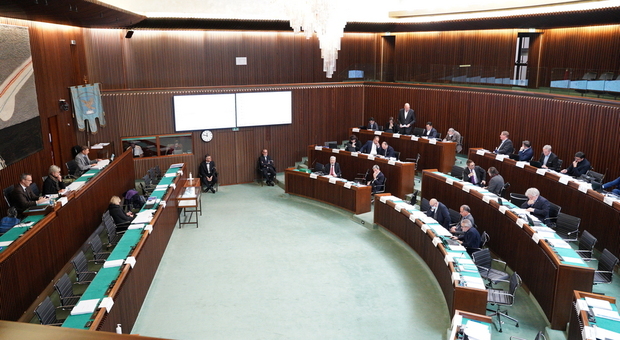 La seduta del consiglio regionale. Fra i fondatori della Civica i consiglieri Liguori e Centis