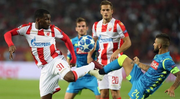 Il Napoli non sfonda il muro della Stella Rossa: a Belgrado è solo 0-0
