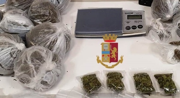 A casa 350 grammi di marijuana, arrestato pusher nel cuore di Napoli