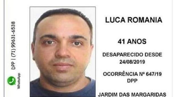 Italiano trovato morto carbonizzato in Brasile: è Luca Romania, scomparso il 24 agosto