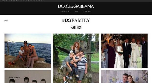 Dolce&Gabbana, un sito web per la famiglia. In Rete album di ricordi da tutto il mondo Foto