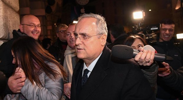 Claudio Lotito, presidente della Lazio