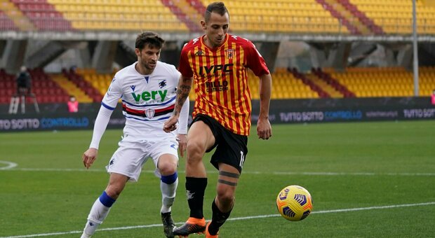 Benevento-Sampdoria 1-1: Keita risponde a Caprari