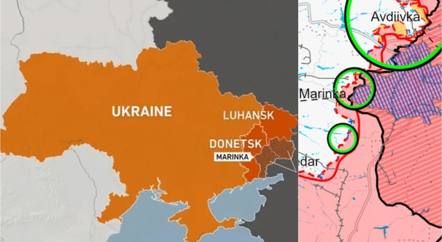 Ucraina, Russia cambia strategia: attacchi a pettine su vasti territori, ogni "dente" è una colonna armata, Riconquistata Marinka con "vista" sulle autostrade