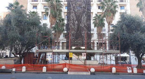 Napoli, al via i lavori per il restauro del monumento a Salvo D'Acquisto