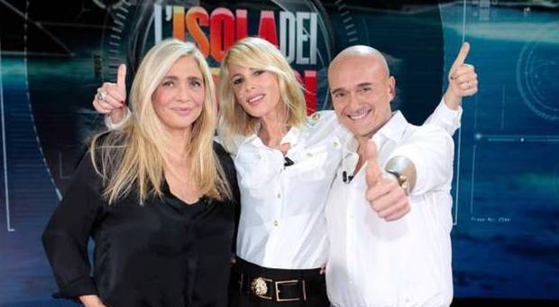 Mara Venier, Alessia Marcuzzi e Alfonso Signorini