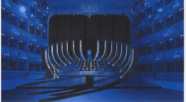 Il palcoscenico-arca del Teatro La fenice