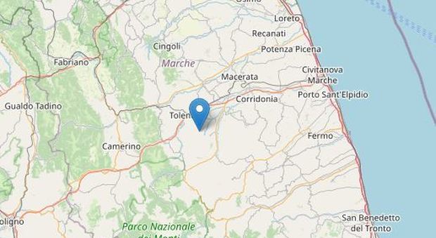 Due scosse di terremoto in piena notte nella provincia maceratese