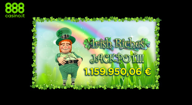 La slot di 888casino Irish Riches