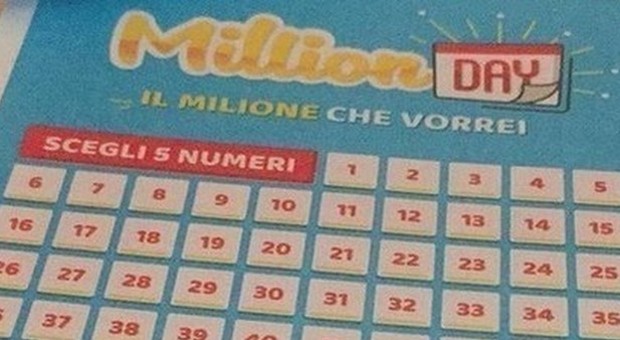 Million Day, i numeri vincenti di martedì 16giugno 2020