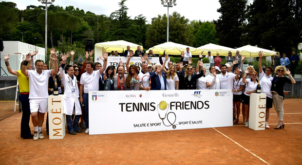 Torna Tennis&Friends: il 20 maggio appuntamento con la prevenzione al Foro Italico