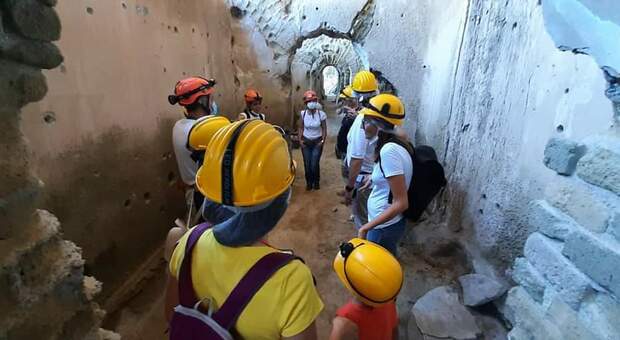 Baia, successo di visitatori per il nuovo percorso speleologico alle Terme Romane