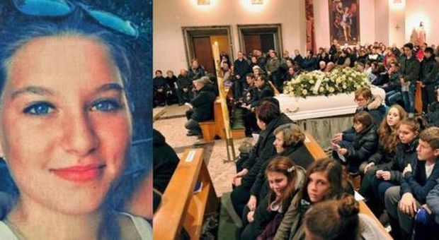 Un migliaio al funerale di Veronica, morta a 14 anni: «Ci manchi»
