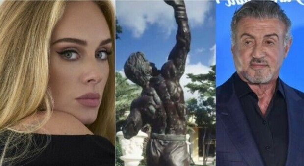 Adele compra la villa (da 58 milioni) di Sylvester Stallone ma spunta una clausola: «La statua di Rocky deve restare qui»