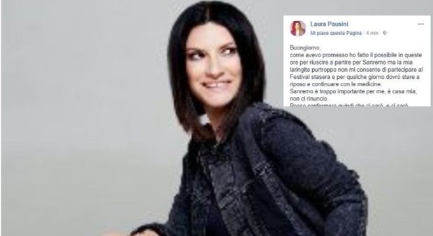 Sanremo 2018, Laura Pausini non ci sarà stasera. "Ho fatto il possibile..."