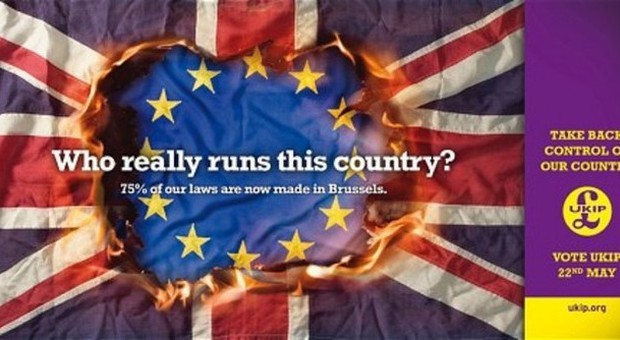 Regno Unito, Ukip nella bufera per la campagna anti-Ue: «E' razzista»