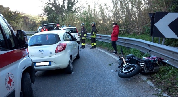 L'incidente sulla strada tra Piediripa e Macerata
