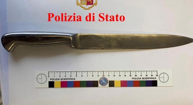 Ancona, ricercato e clandestino arrestato con un grosso coltello
