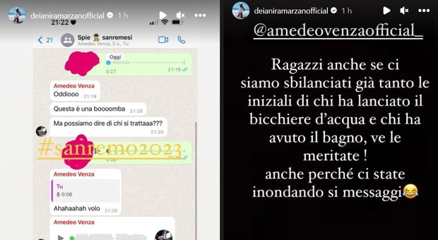 Sanremo 2023, litigio tra cantanti (poi smentito) dietro le quinte: «Ha lanciato un bicchiere d'acqua addosso all'altra»
