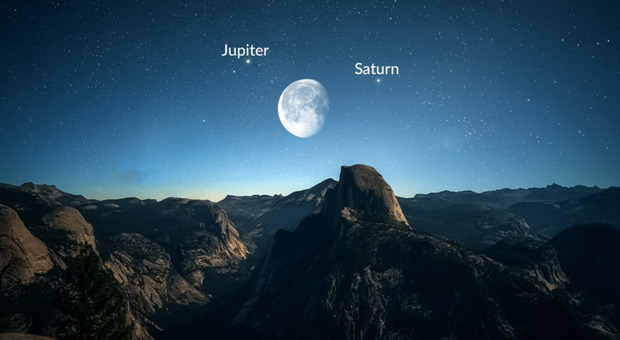 Luna Blu questa notte 22 agosto show con Giove e Saturno: perché si chiama così? Orari e diretta tv