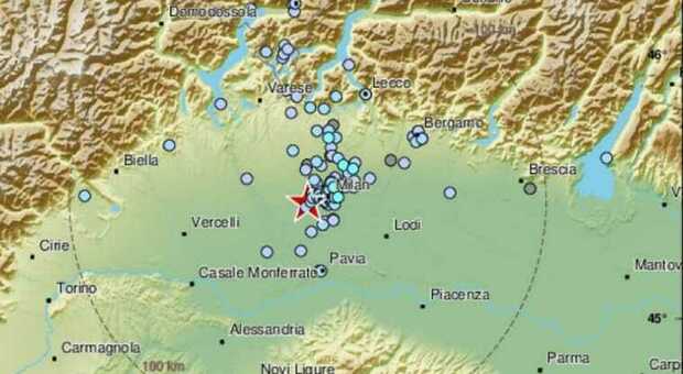 Terremoto vicino Milano, scossa magnitudo 3.8: il più forte con epicentro nel milanese degli ultimi 500 anni