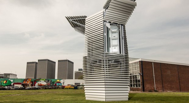 Ecco la 'Smog free tower', la torre che pulisce l'aria inquinata