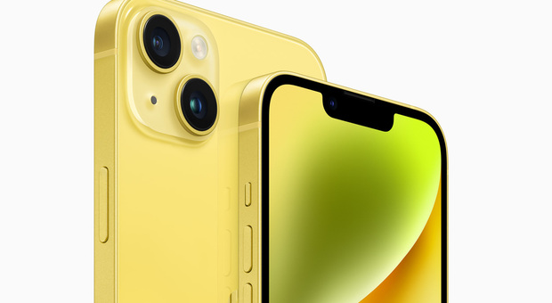 Per gli Apple iPhone 14 e 14 Plus arriva il giallo