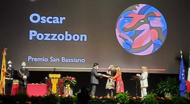 La premiazione di Pozzobon