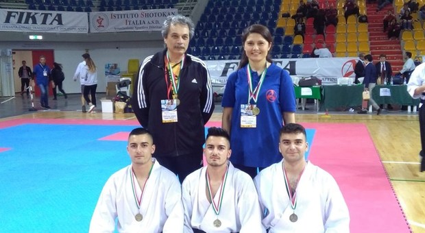 Campionati italiani a Veroli di karate: Elio ed Emilio Mastrofrancesco gemelli da podio