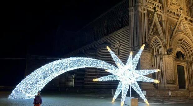 Orvieto, il maltempo fa slittare l'accensione dell'illuminazione natalizia. Il programma della settimana