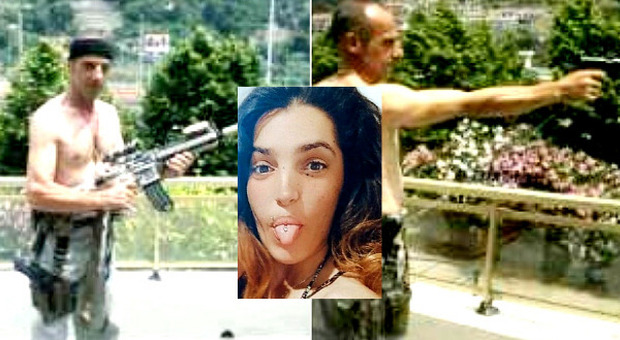 Femminicidio a Ventimiglia, sui social le foto del killer con le armi. La mamma di Sharon: «Non mi do pace»