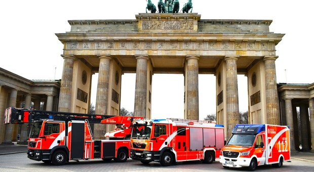 mezzi vigili del fuoco connessi a Berlino