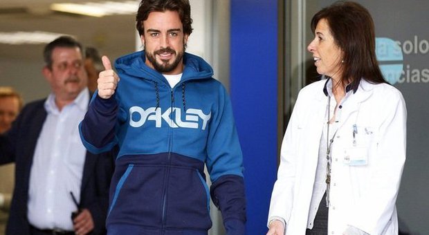 Alonso: "Grazie, sto bene Adesso un po' di riposo"