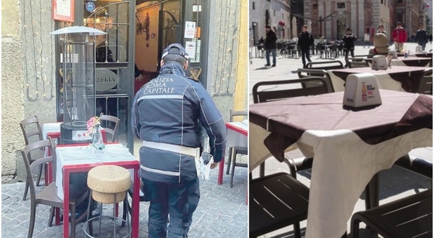 Dehors, stop agli abusivi a Roma: scattano le rimozioni tra centro storico e Prati
